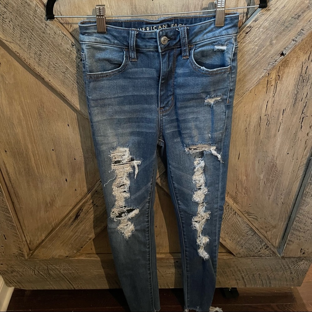 American Eagle super highrise jegging